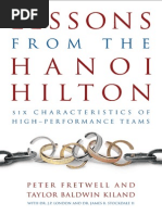 Download SNEAK PEEK Lessons From the Hanoi Hilton Six Characteristics of High-Performance Teams by Naval Institute Press SN147175510 doc pdf