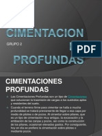 Cimentaciones Profundas Grupo 2