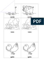 Animales de granja repetidos lista