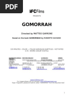 Download GOMORRAH - IFC Films Press Notes by IFC Films SN14718907 doc pdf