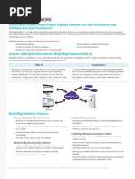 Specifications For BrightSign CMS