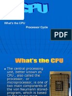 What's The CPU Processor Cycle