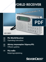 Radio Silvercrest ΚΗ 2031 PPL World Receiver