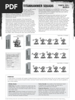 Download m1180071 Space Marines Datasheet - Terminator Titanhammer Squads by Gary Plenderleith SN147213864 doc pdf