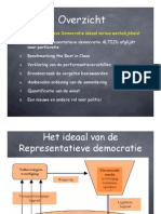 Deel 1 - Representatieve Democratie Ideaal Versus Realiteit