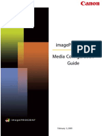 ImagePROGRAF Media Configuration Guide