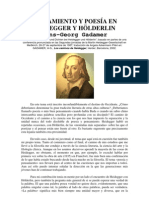 Gadamer, Hans Georg - Pensamiento y Poesia en Heidegger y Holderlin