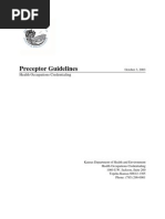 KS Preceptor Guidelines