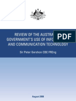Review of The Australian Governments Use of Information and Communication Technology