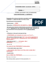 Teoria - 1 - Complementada - Raciocinio Logico