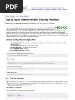 Nginx Secure