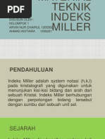 Download Indeks Miller by arinmerliana SN147277151 doc pdf