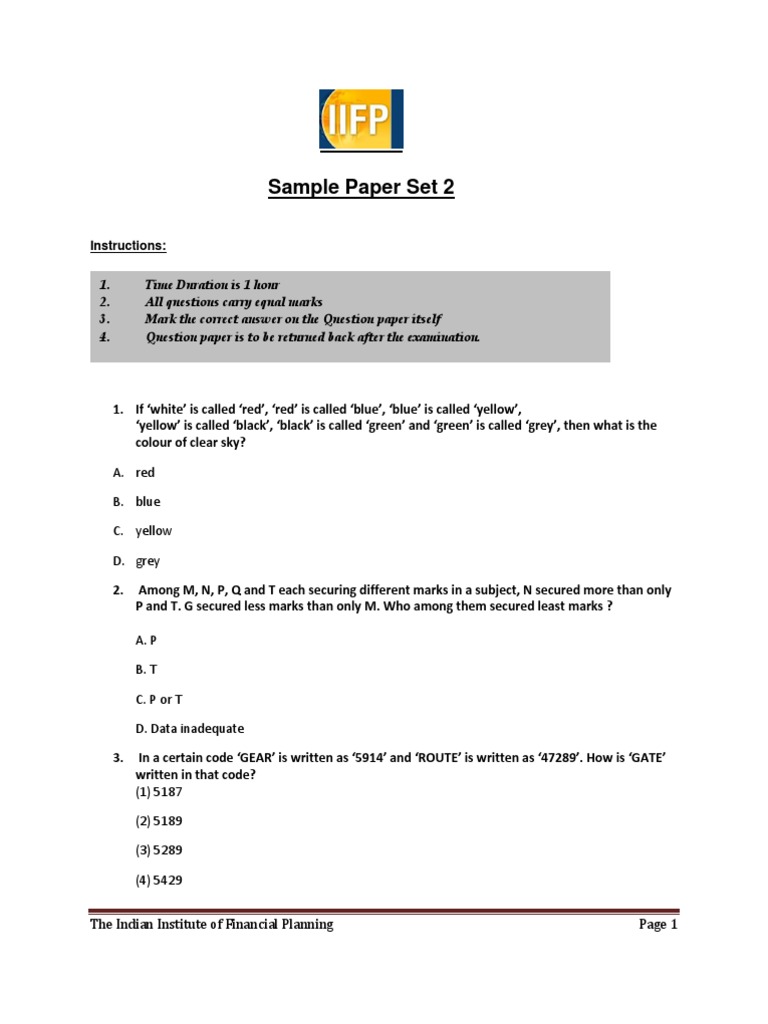 EMAT Exam Pattern Sample Questions | PDF | Sports & Recreation | Games ...