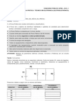 Prova Tecnico em Eletronica