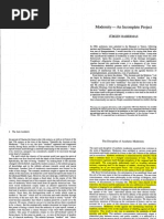 Download Habermas Modernity an Incomplete Project by absentkernel SN147297665 doc pdf