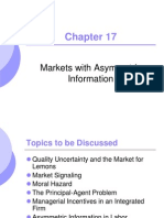 Markets With Asymmetric Information