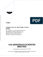 Guidance Laws for Short Range Tactical Missiles