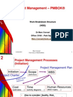 Project Management - Pmbok®: Work Breakdown Structure (WBS)