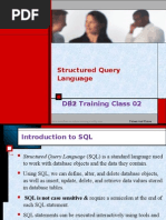 Structured Query Language: DB2 Training Class 02