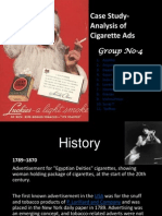 Case Study-Analysis of Cigarette Ads: Group No-4
