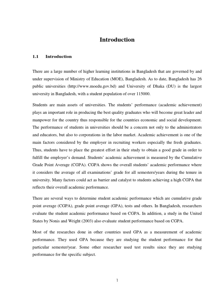 Factors Influencing Student CGPA | PDF | Factor Analysis | Principal ...