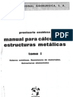 Prev - Ensidesa - Tomo 1 - Manual para Calculo de Estructuras Metalicas - Valores Estaticos - Resistencia de Materiales