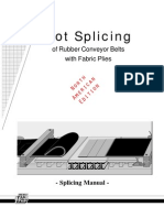 Hot Splicing of Rubber Conveyor Belts With Fabric Plies