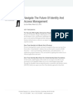 Forrester Whitepaper Navigate The Future of Identity Management March22 2012
