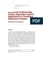 Enhanced Arti Cial Bee Colony Algorithm and It's Application To Travelling Salesman Problem