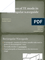 Solution of TE Mode in Rectangular Waveguide