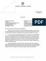 Commissioner Goodell Letter