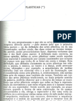 (Jan Mukarovsky) 14. As Artes Plásticas