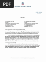 Commissioner Goodell Letter