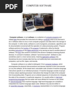 Computer Software: Computer Software, or Just Software, Is A Collection of