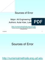 Sources of Errors Part 3