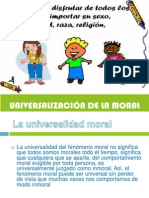 Universalizacion de La Moral