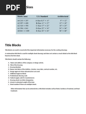Title Blocks