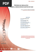 Criterio No Vinculativo