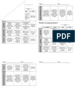 Model Drawing Rubric (2 Per Page)