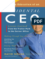 The Education of An Accidental CEO, by David Novak - Excerpt