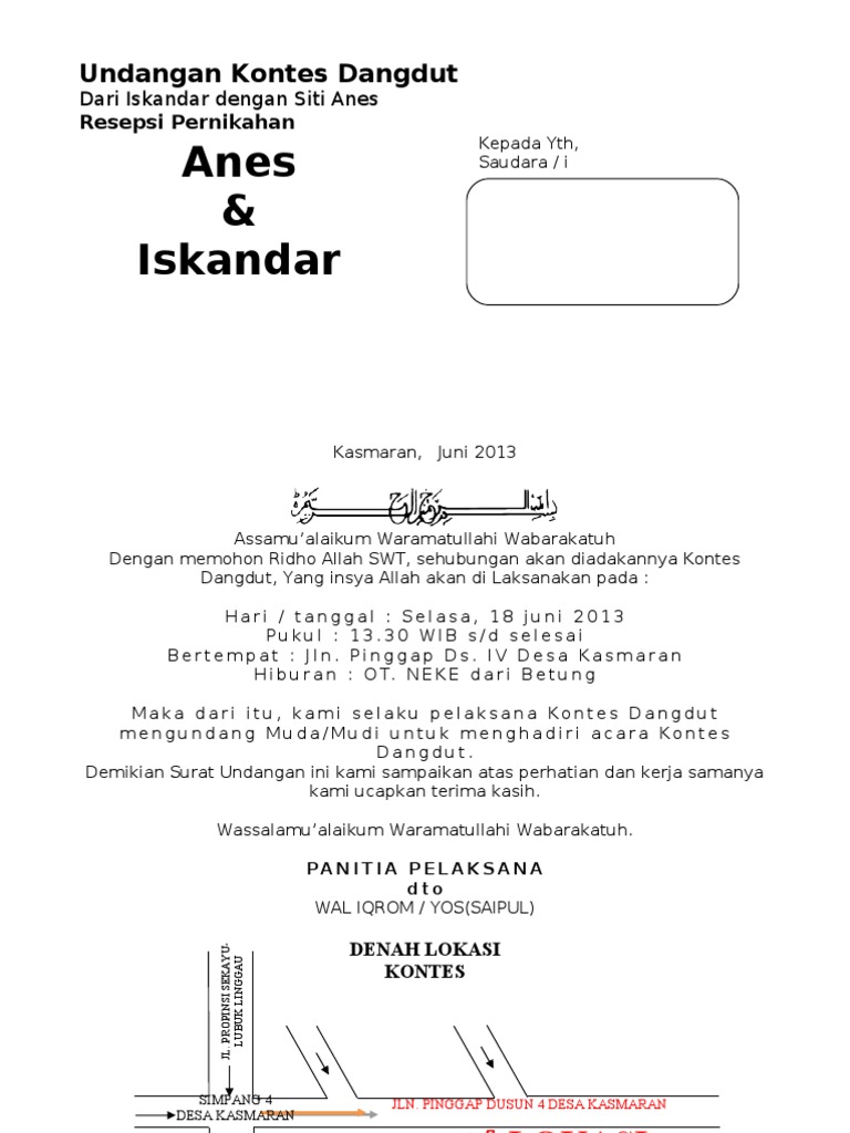 Undangan Kontes