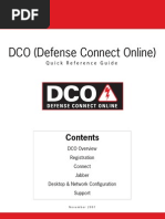 DCO (Defense Connect Online) : Quick Reference Guide