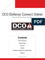 DCO (Defense Connect Online) : Quick Reference Guide
