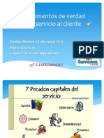 Los Momentos de Verdad en Servicio Al Cliente Al Cliente Interno y Externo