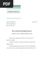 "How To Perform The Heimlich Maneuver - Saturday, June 1 Is Heimlich Maneuver Day" by Melinda Zemper, Heimlich Institute (5/26/13 Press Release)