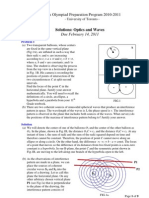 Solved Problems in Optics and Waves