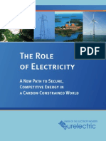 The Role of Electricity: A New Path To Secure, Competitive Energy in A Carbon-Constrained World