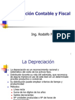 Depreciacion Contable y Fiscal