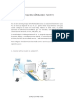 Configuración Modo Puente