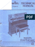 Organo Baldwin Fun Machine Mod 121-121W - Technical Manual